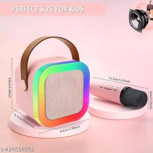Mini Karaoke Speaker with Wireless Microphone